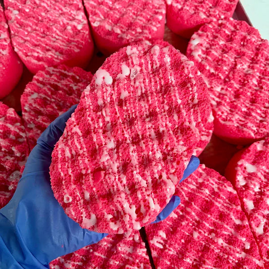 Berry Christmas Luxury Exfoliating Soap Sponge