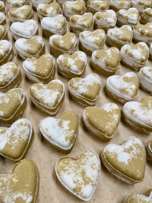 Gingerbread Heart Bath Bomb